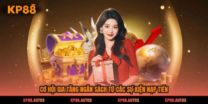 Cơ hội gia tăng ngân sách từ các sự kiện nạp tiền